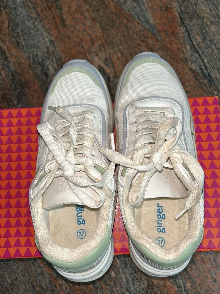 Ginger White Sneakers