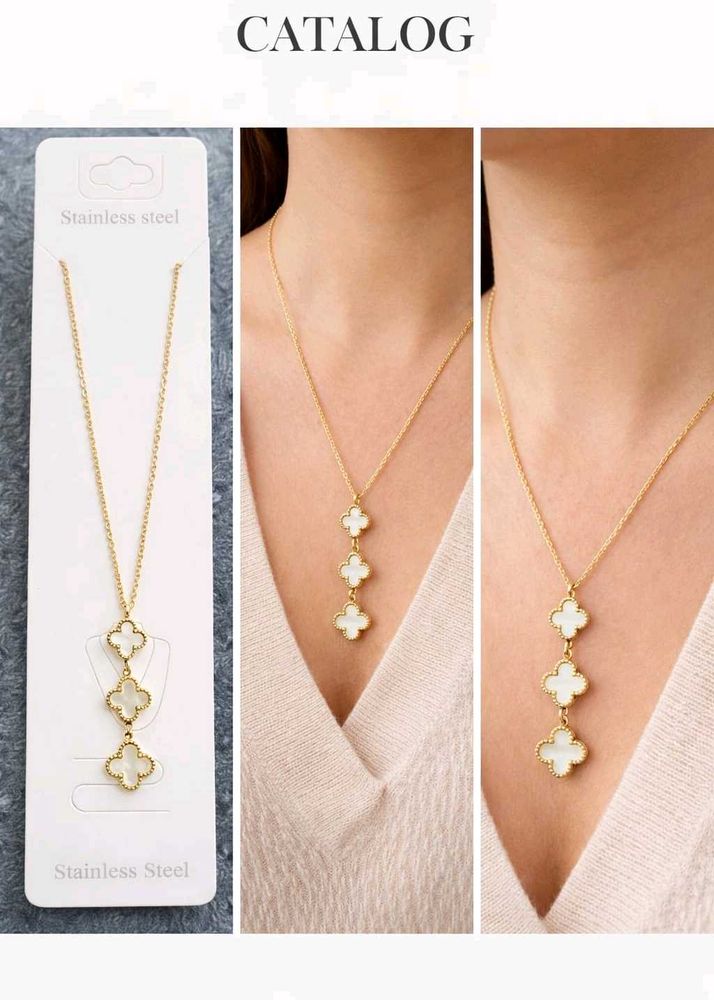 Antitarnish - Cloverleaf Pendant chain