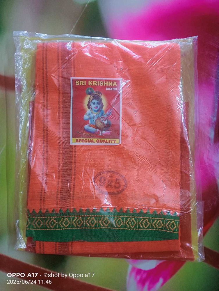 Sri Krishna Brand New Soft Cotton Dhoti Jode