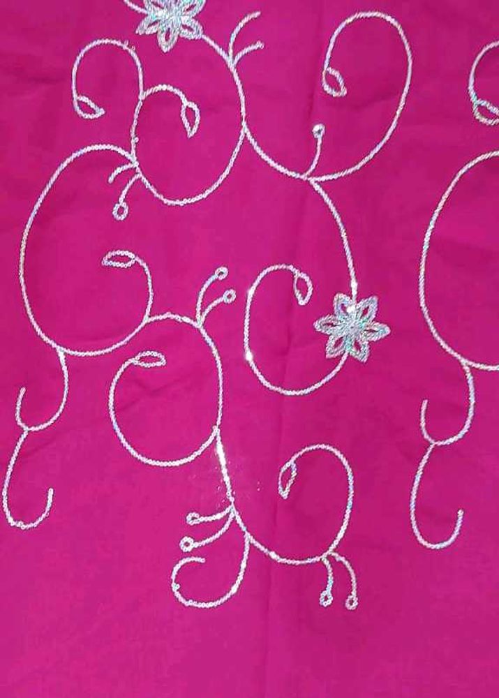 Magenta Saree