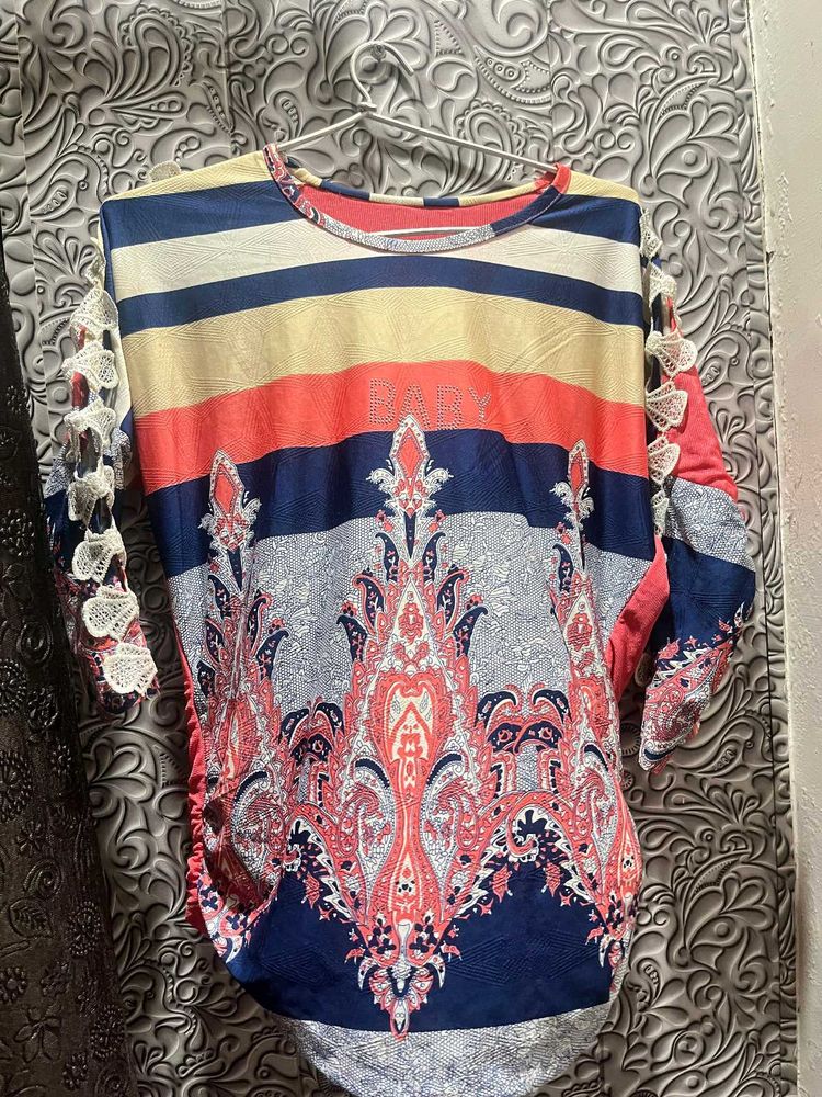 Striped &amp; Paisley Top