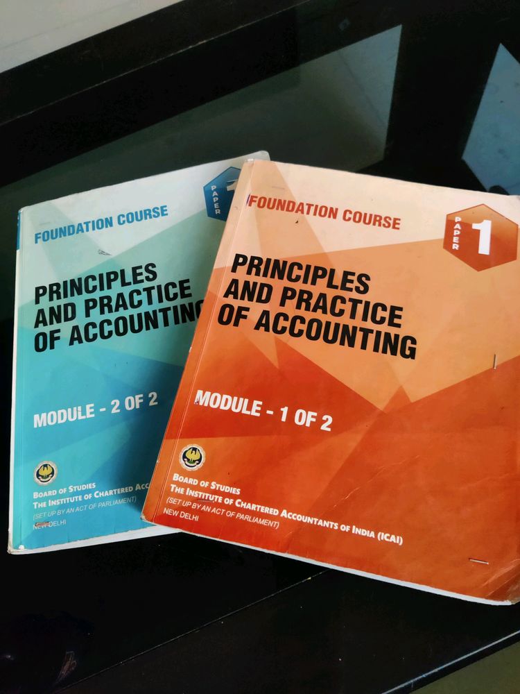 CA FOUNDATION (ICAI BOOKS) principles And Practice