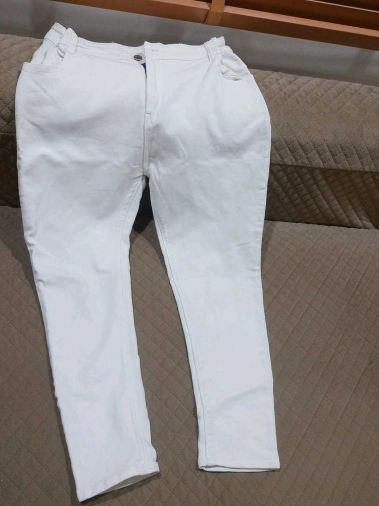 White Denim Jeans