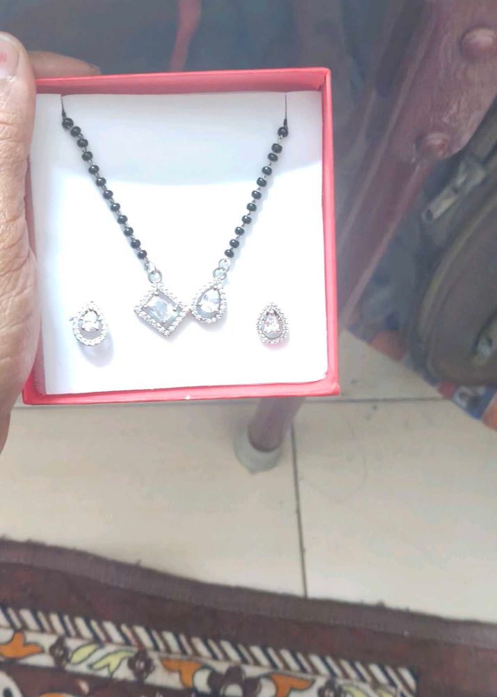 925 Sterling Manglsutra Silver Set 🔥🔥