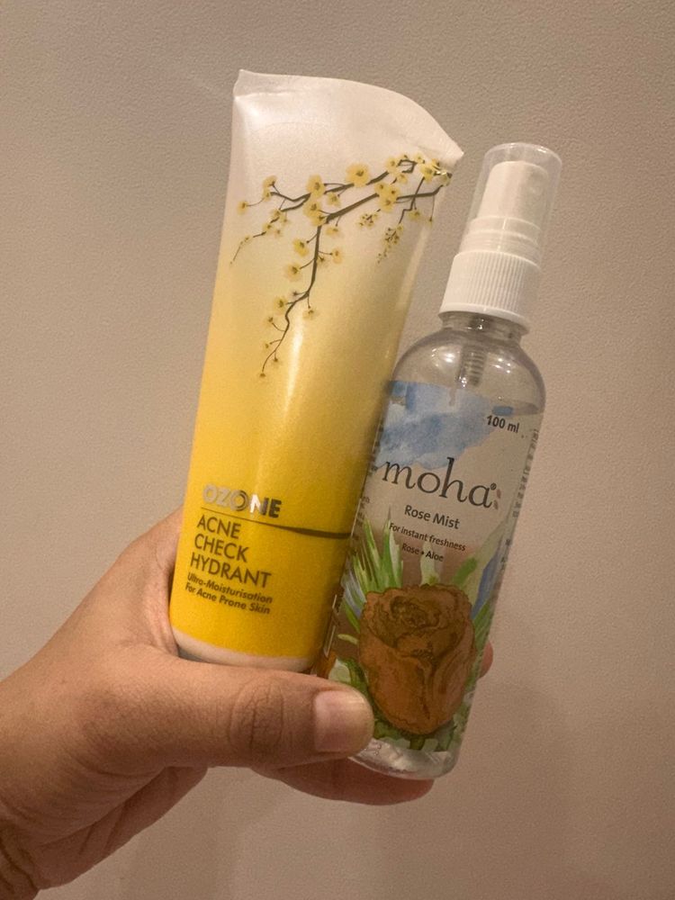 Rose Water &amp; Moisturiser