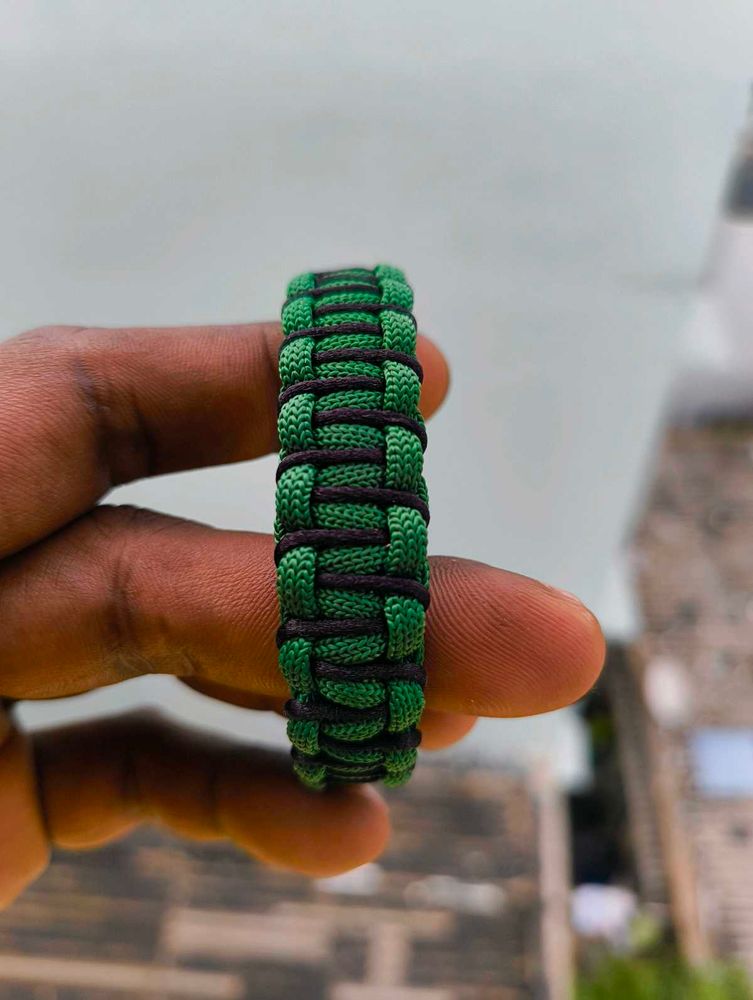 Green Paracord Bracelet