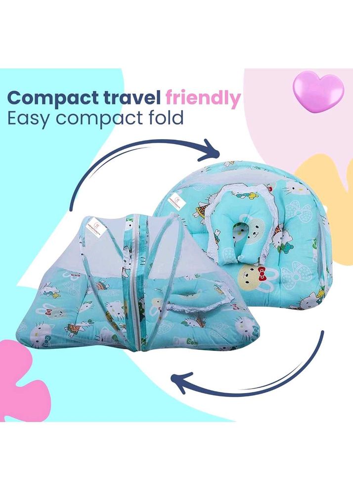 Baby Bed Thick Mattress,Mosquito Net with Zip