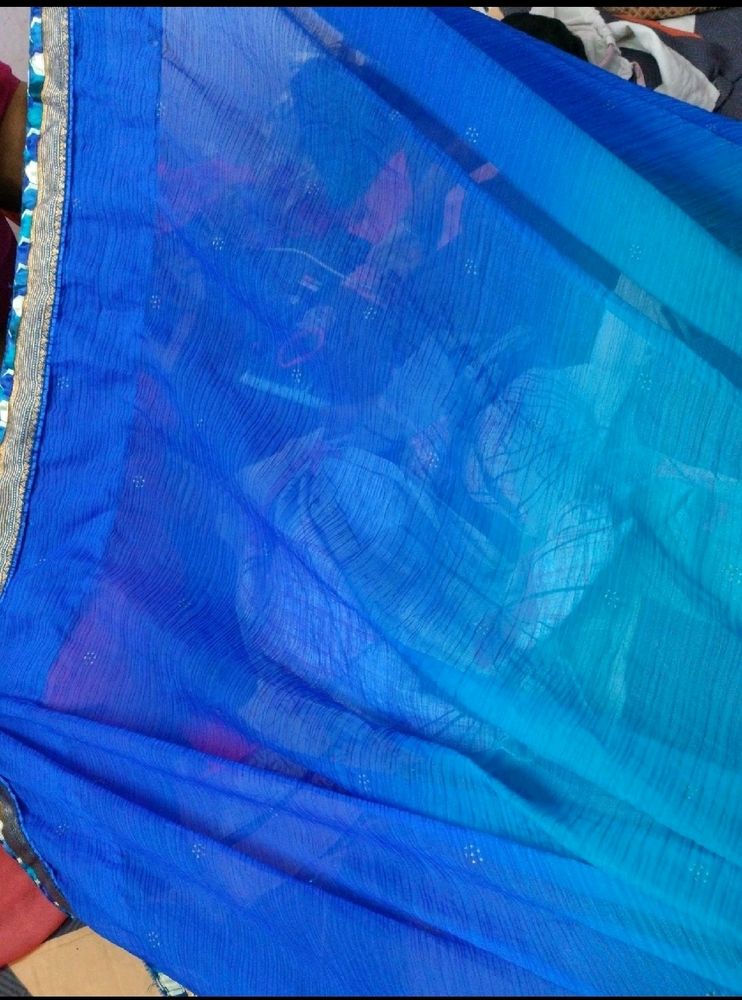 Daily Wear Pure Georgette Saree With Blouse