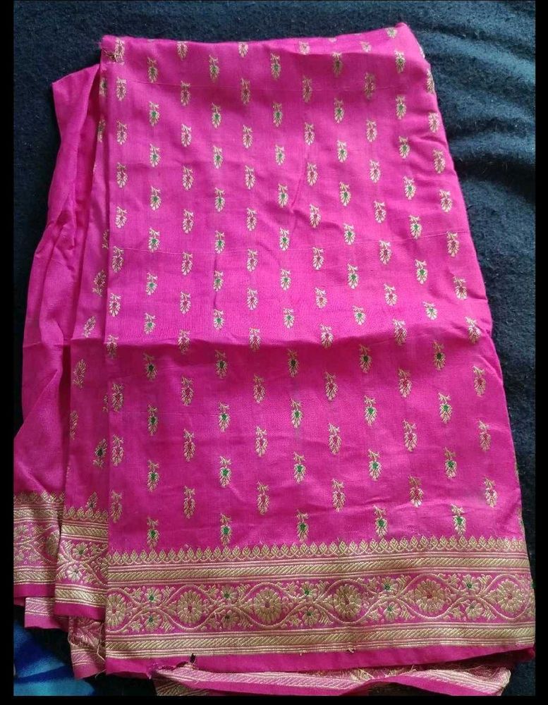 Rani Pink Zari SAREE