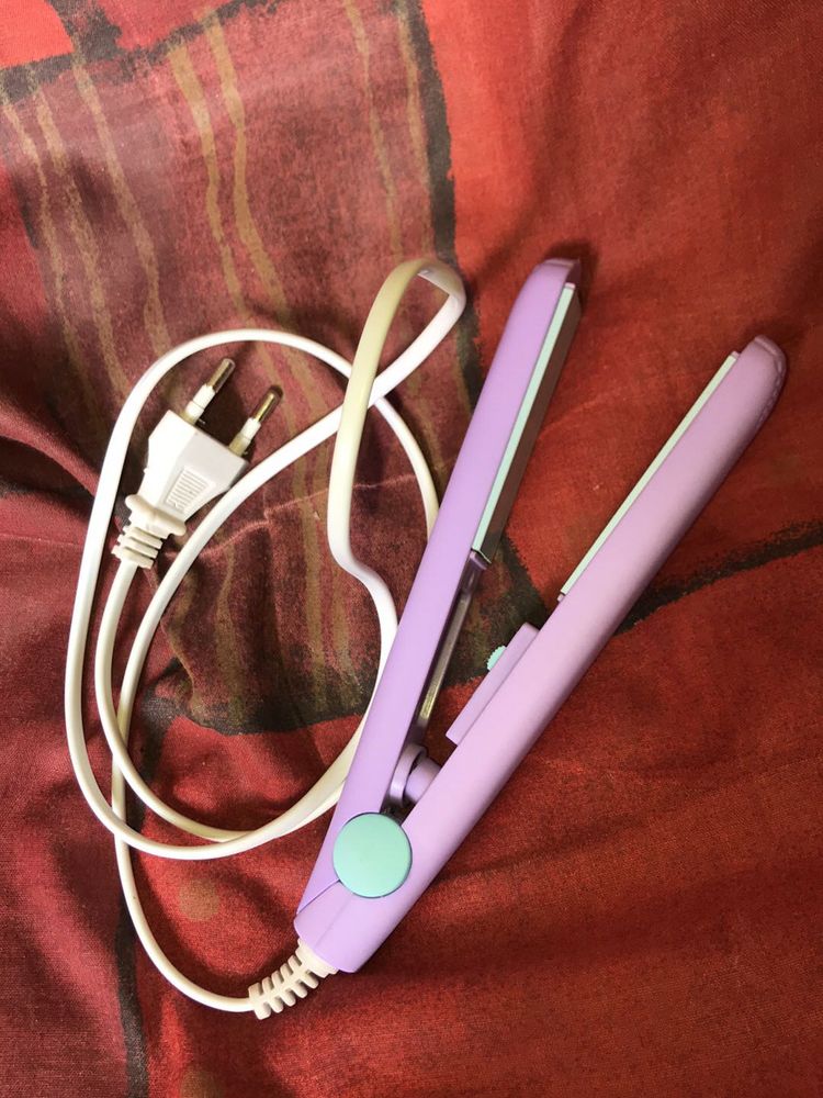 Mini Purple Hair Straightener