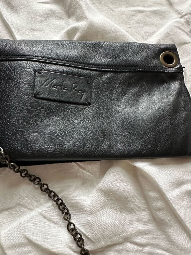 genuine Italian Leather designer Black Bag