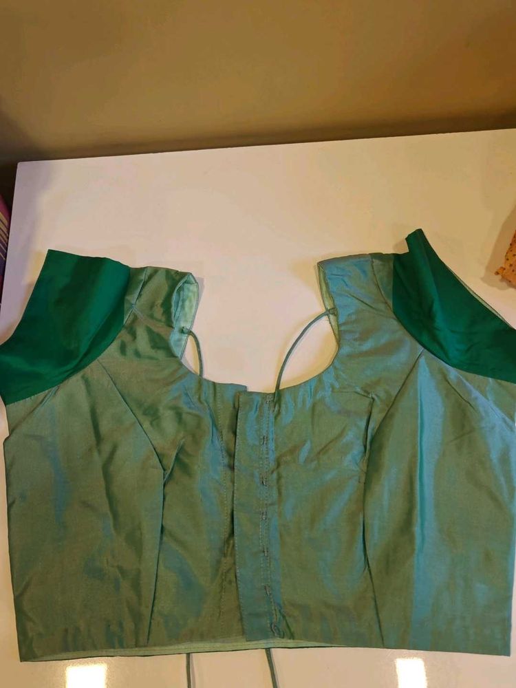 Elegant Green Blouse