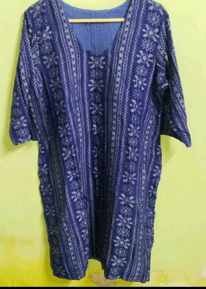 Navy Blue Kurti For 99rs