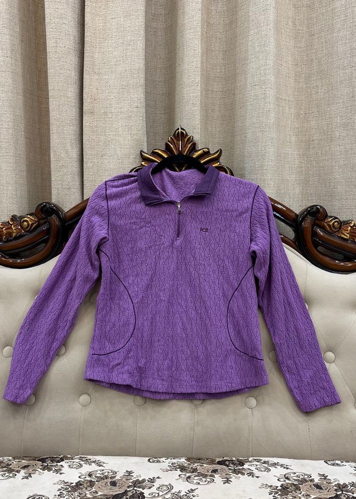 Purple Long Sleeve Top
