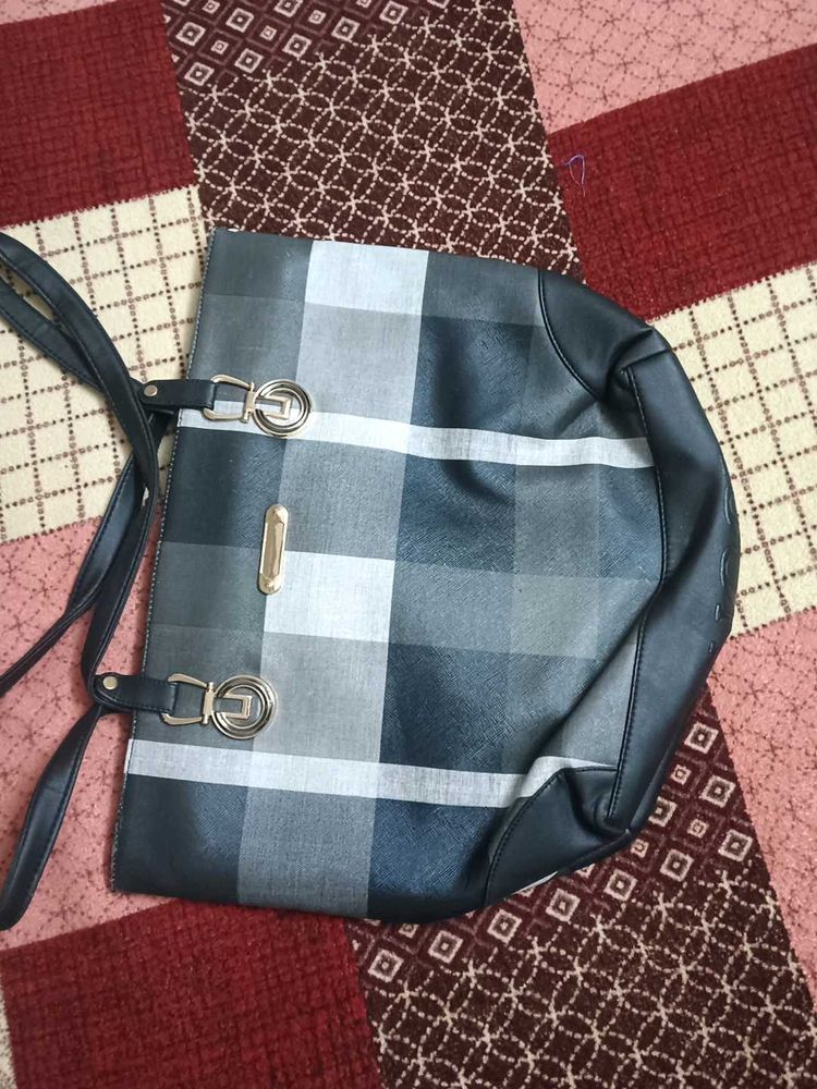 Checkered Tote Bag