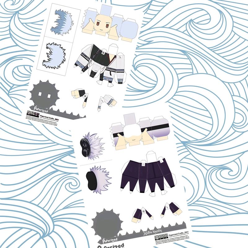 Gojo And Gintoki Anime Template