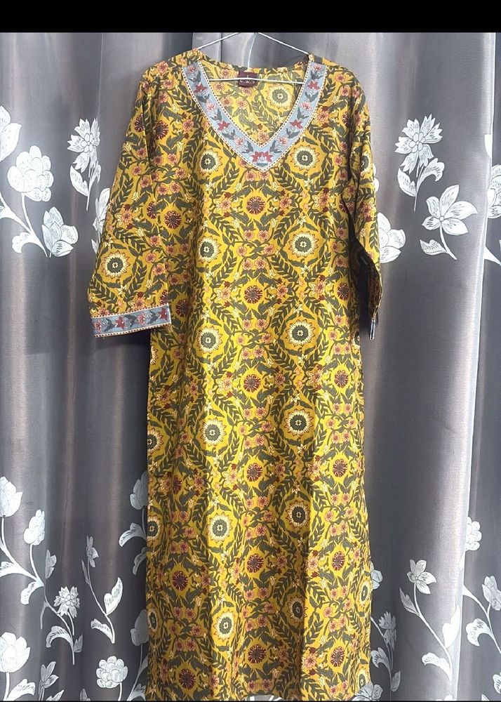 Yellow Kurta Set