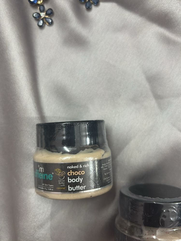 Body Scrub And Moisturiser Mini Packings