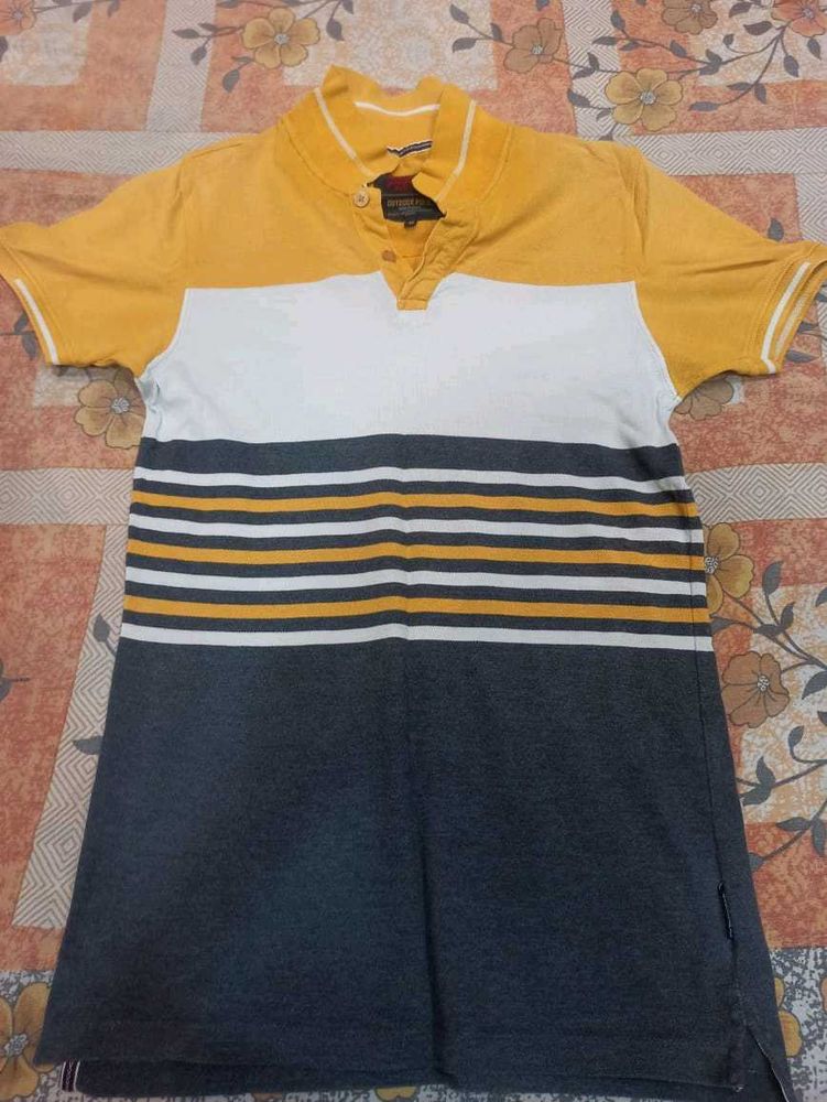 Roadster Men Branded Polo T Shirt