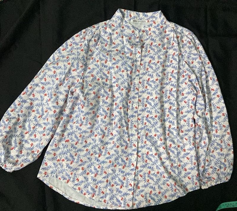 White Printed Shirt