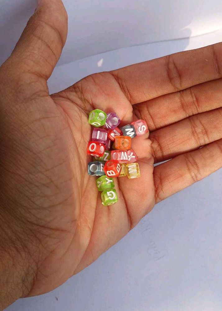 Pastel Alphabet Beads