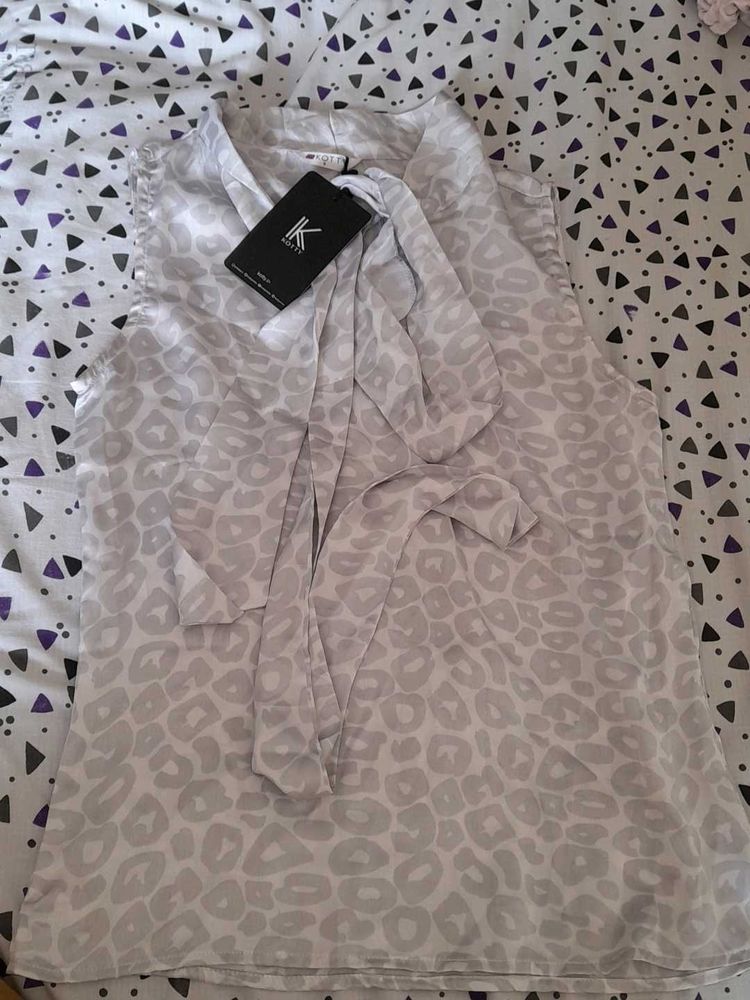IK Collection Animal Print Top