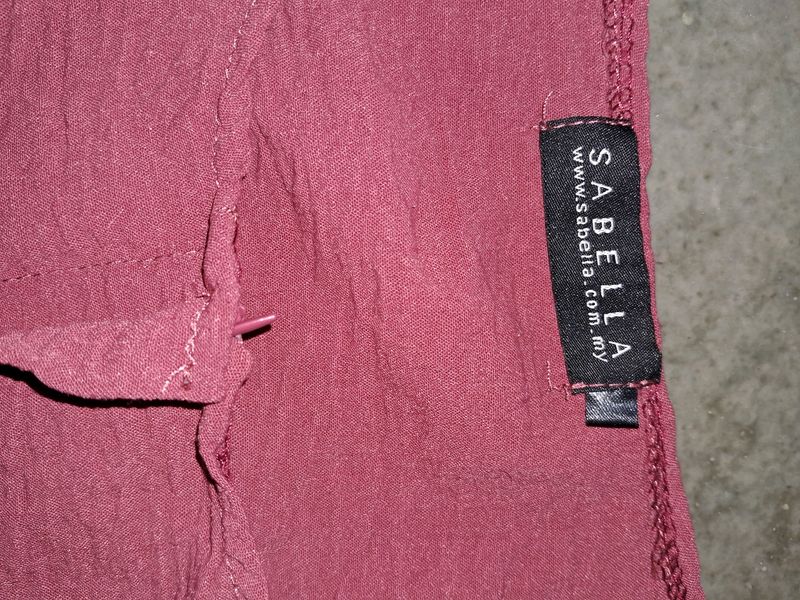 Sabella Dress - Maroon