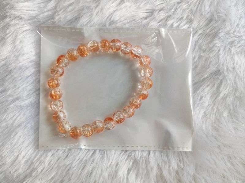 ORANGE CRYSTAL BRACELET