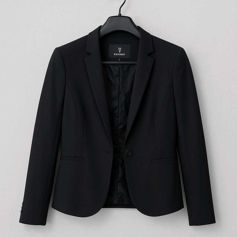 Classic Black Blazer Vanheusen