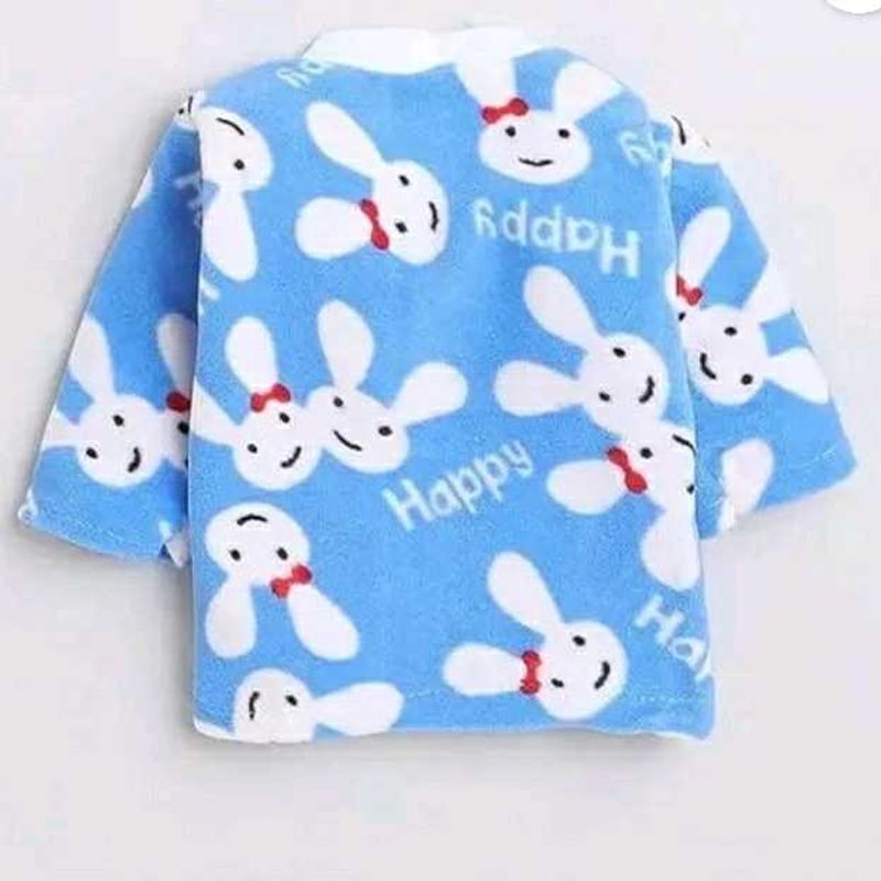 Cute Bunny Print Baby Robe