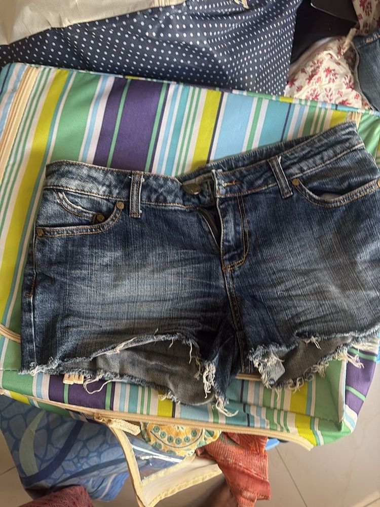Denim Cutoff Shorts
