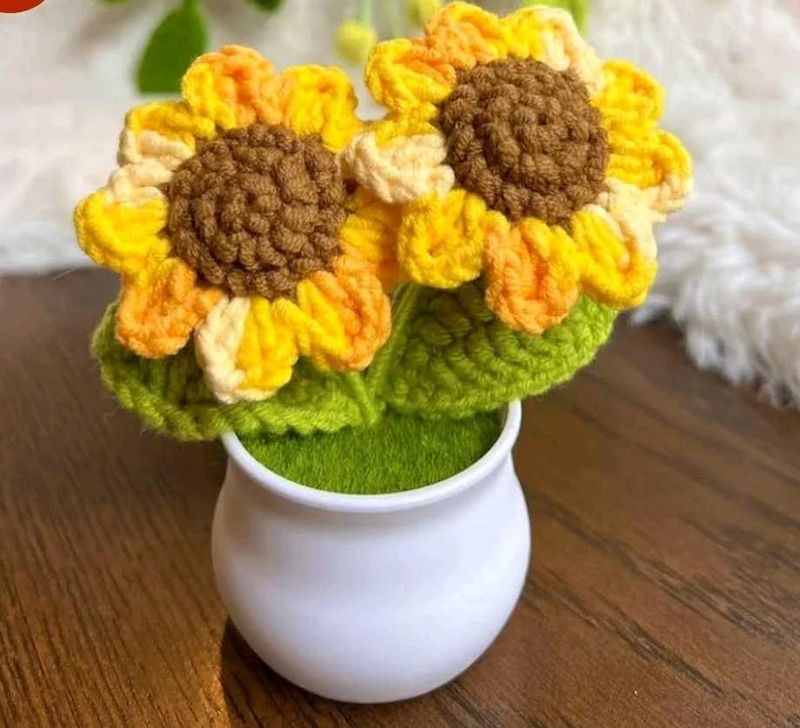 Sunflower Pot