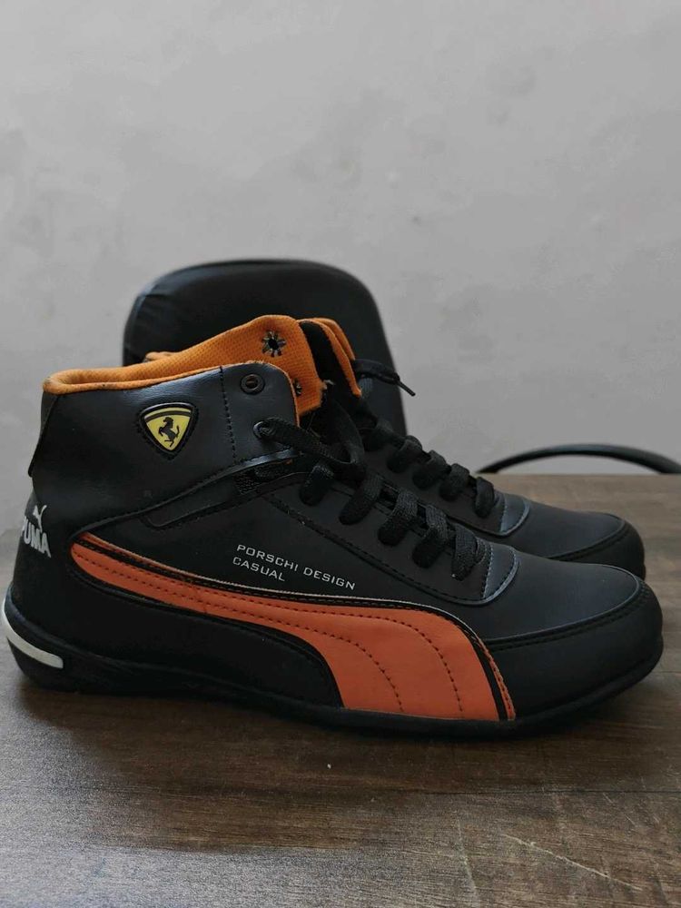 Puma Ferrari High Ankle Imported Sneakers(Non-Copy