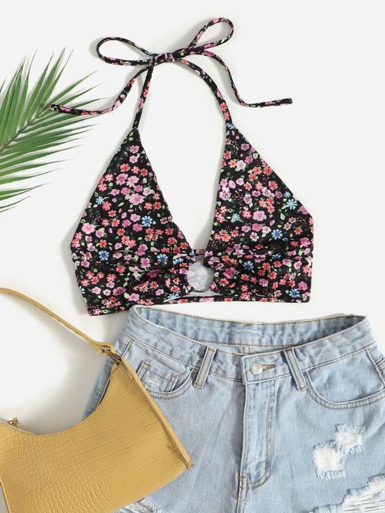 Shein Halter Crop Top