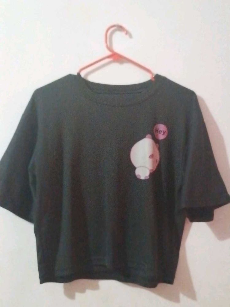 Cute Graphic Print T-Shirt