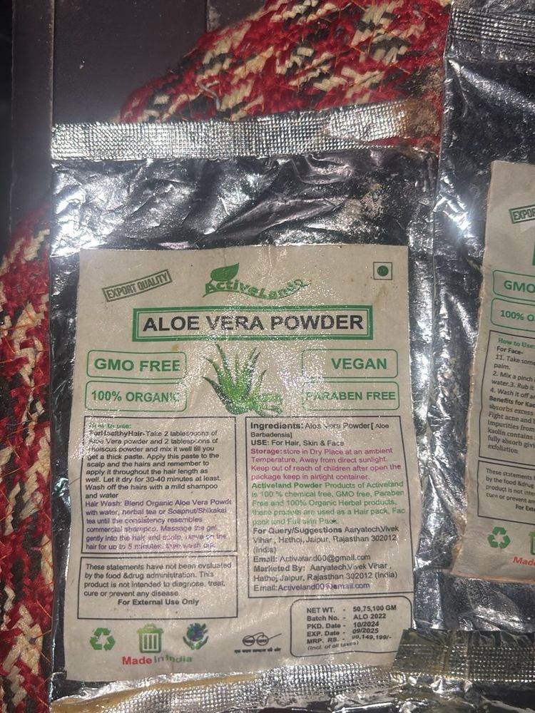 Face Mask Powder