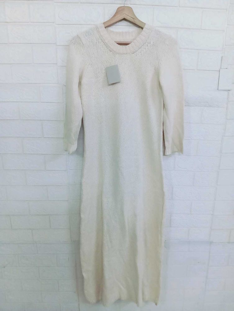 Elegant Knit Midi Dress