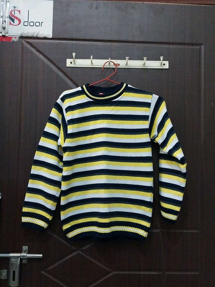 Striped Knit Sweater