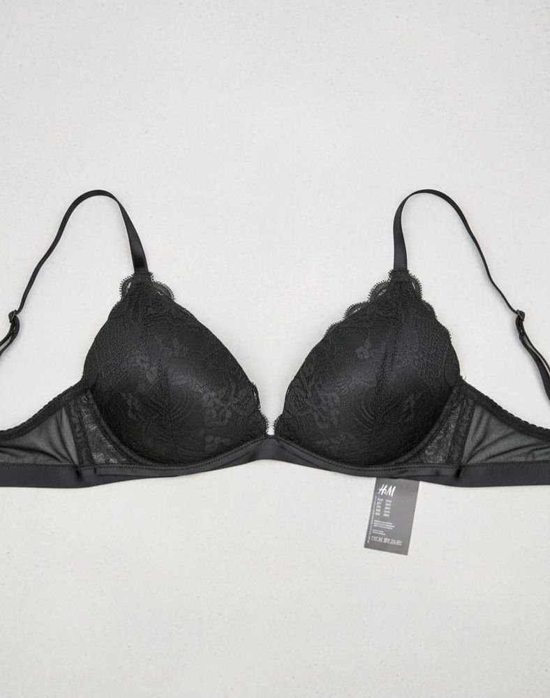 Elegant Black Lace Bra