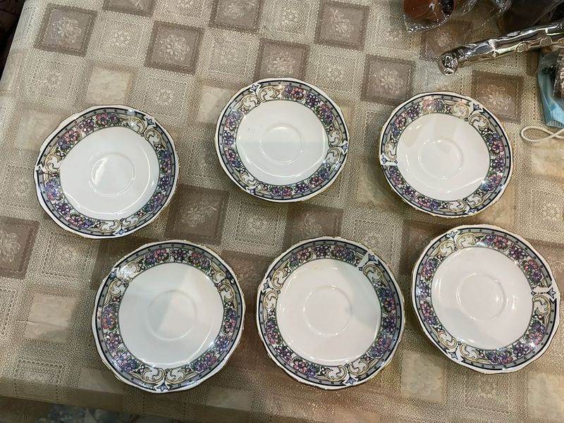 Set of Six Saucers