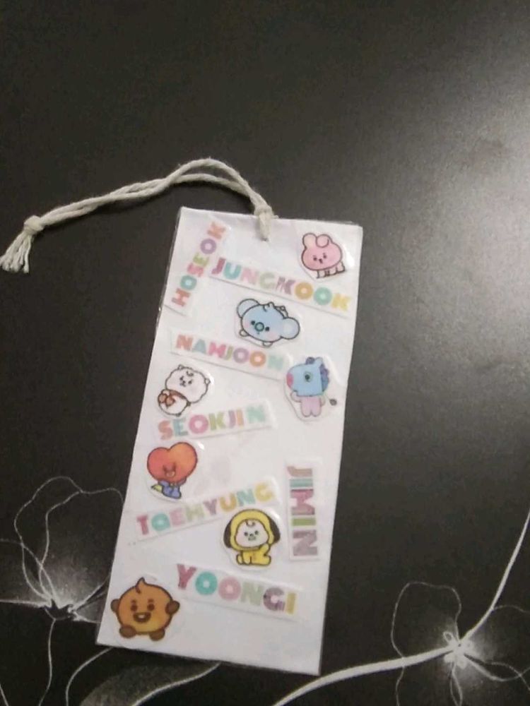 BTS Inspired Bookmark