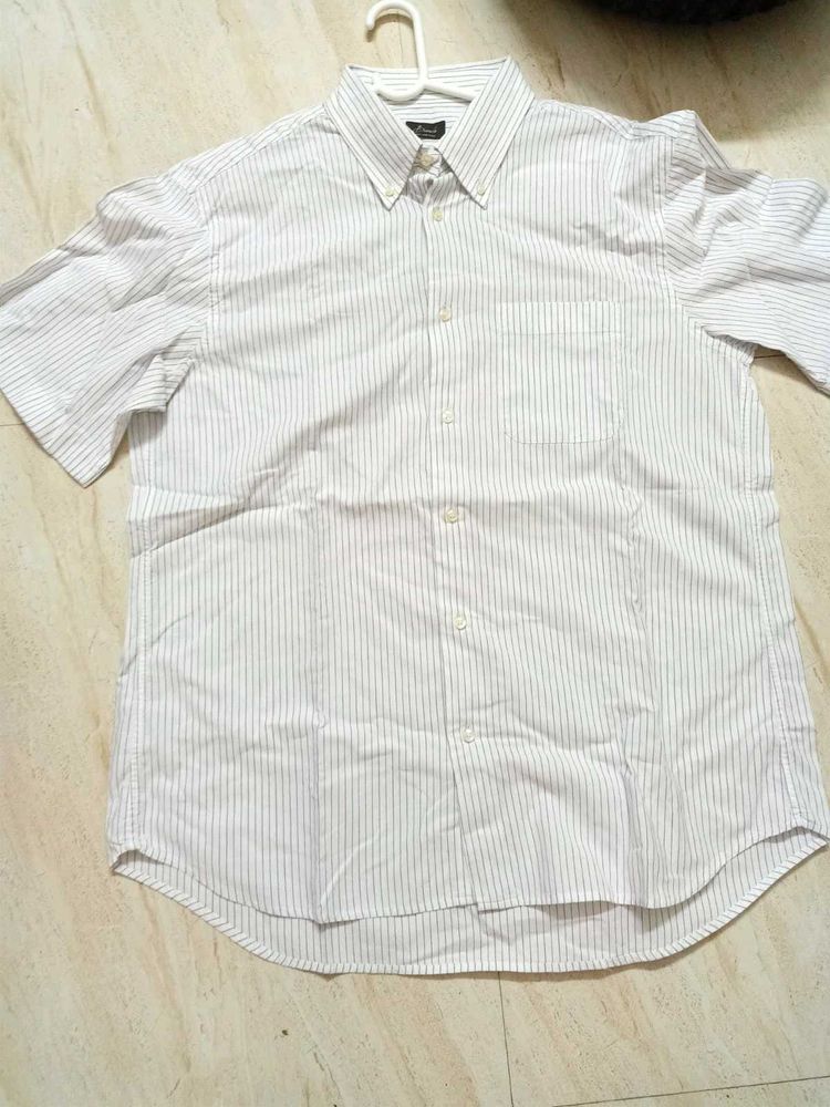 FINAL PRICE -NEW BIANCHI Striped Half Sleeve Shirt