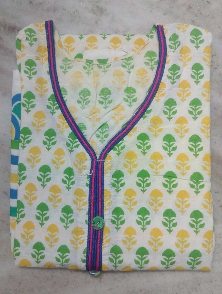 Cotton Print Kurta