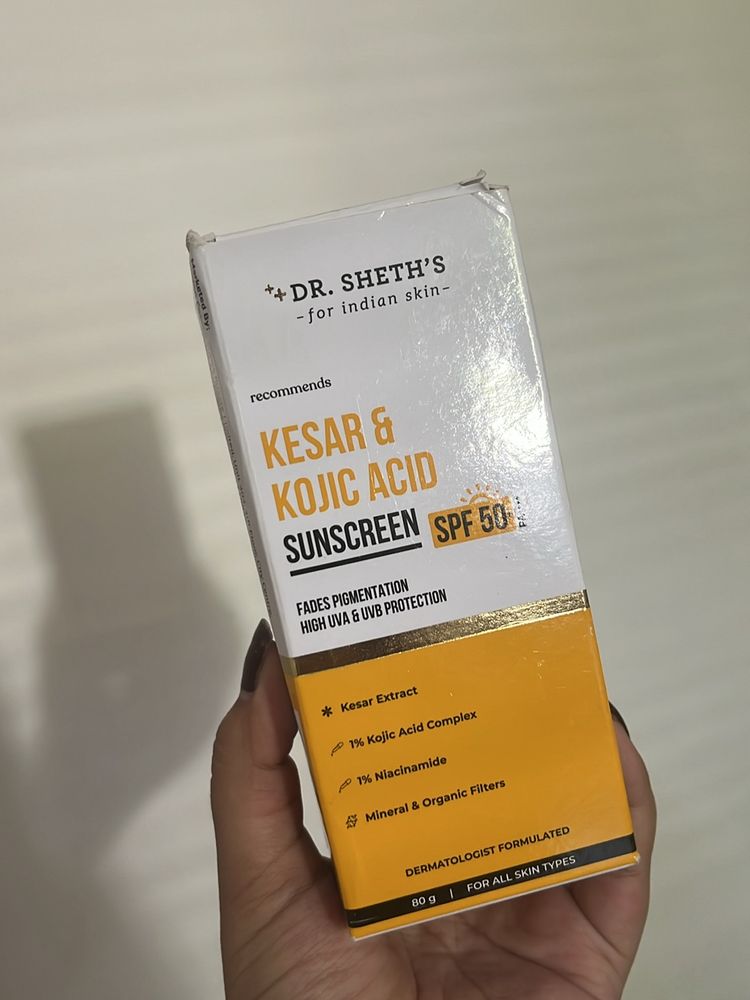 Dr Sheths Kesar&amp;kojic Acid Sunscreen