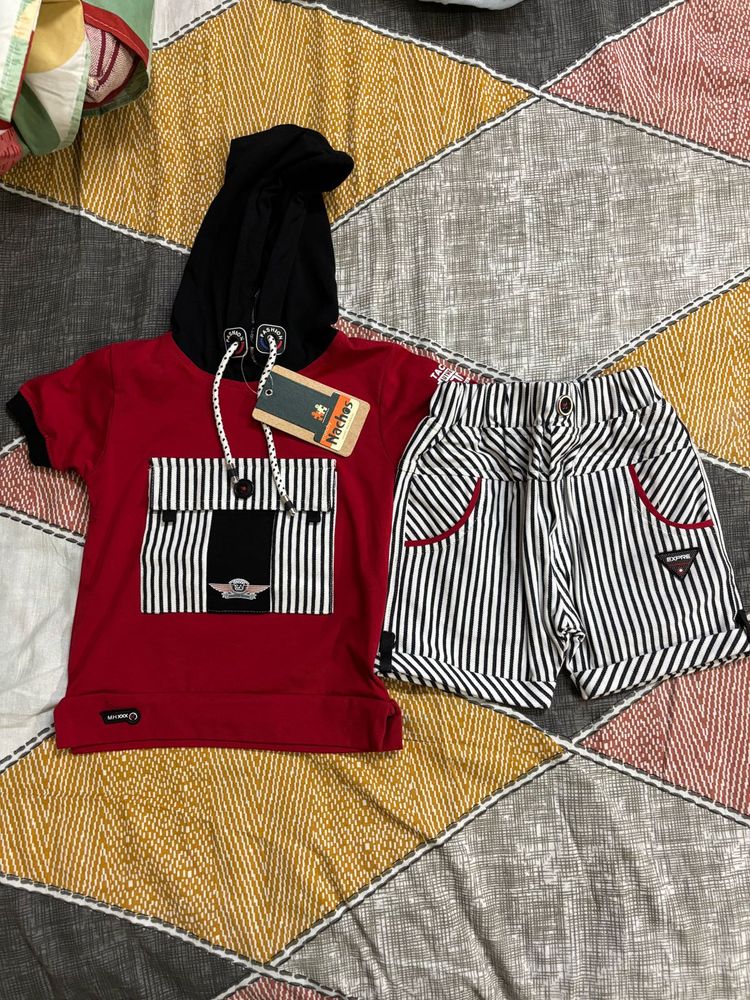 Combo Of 4 Piece Baby Wear Set