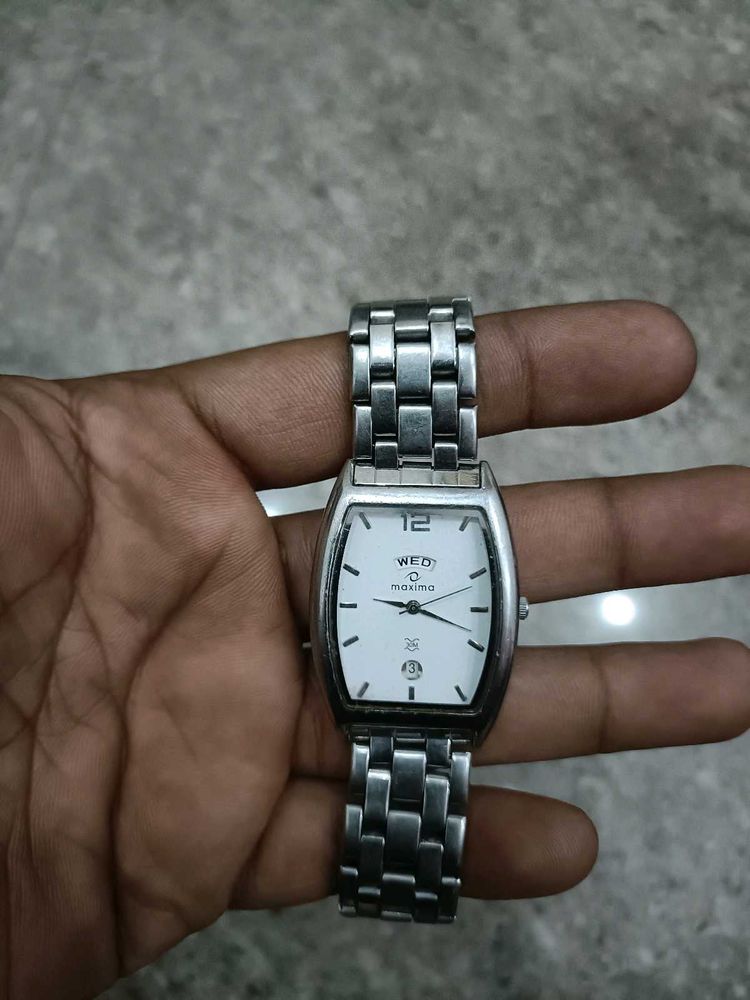 Maxima Silver Watch