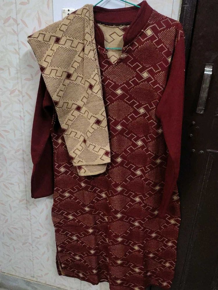 Ready To Wear Woollen Suit Set