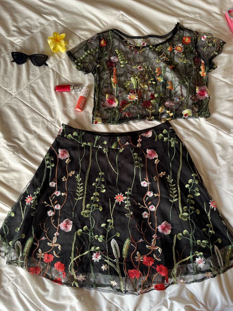 Floral Co-ord Set (Top IMPORTED)