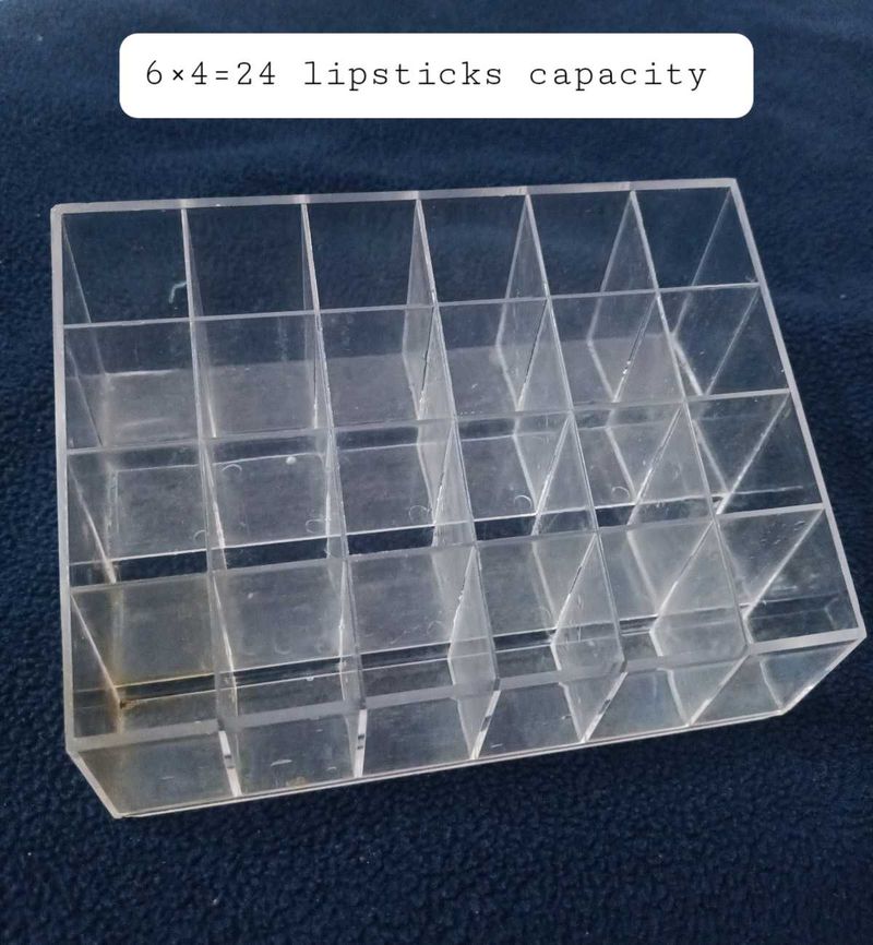Acrylic Lipstick Organizer - 24 Slots