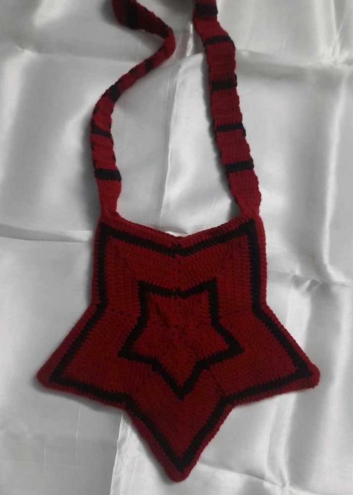 Crochet Star Sling Bag